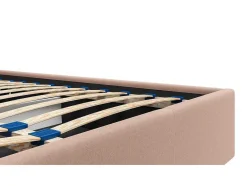 PASCAL MORABITO Fluwelen Bed-Bed Met Opbergruimte 160 X 200 Cm - Velours - Beige - Stari Van - Van