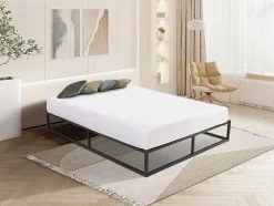 Ysmée Bedbodem-Bedbodem Met Latten Van Metaal 140 X 190 Cm - 2 X 19 Latten - Zwart - Rammus Van Ysmee