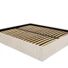 Ysmée Bedbodem-Bedbodem Met Opbergruimte 140 X 190 Cm Van Beige Ribfluweel - Pontos Van Ysmee