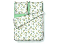 OZAIA Beddengoed-Beddengoedset Van Satijn 80 Draden/Cm - Dekbedovertrek 240 X 260 Cm + 2 Kussenslopen 63 X 63 Cm - Meerkleurig - Bocage