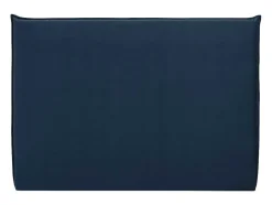 Vente-unique Hoofdeinde En Brugkast-Bedhoofd 160 Cm - Fluweel - Middernachtsblauw - Ambrilia