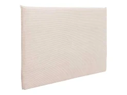 Vente-unique Hoofdeinde En Brugkast-Bedhoofd 180 Cm - Ribfluweel - Beige - Ambrilia