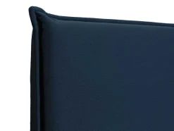 Vente-unique Hoofdeinde En Brugkast-Bedhoofdeinde 180 Cm - Fluweel - Nachtblauw - Ambrilia