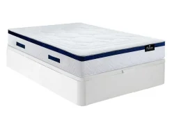 Palacio Set Matras En Lattenbodem-Bedset 140 X 190 Cm - Witte Bedbodem Met Opbergruimte + Matras Met Pocketveren - Marquis Van Dreamea Play