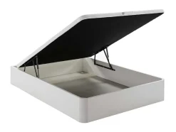DREAMEA Set Matras En Lattenbodem-Bedset 140 X 190 Cm - Witte Bedbodem Met Opbergruimte + Matras In Schuim Met Hoge Dichtheid - Heaven Van Play