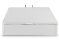 DREAMEA Set Matras En Lattenbodem-Bedset 140 X 190 Cm - Witte Bedbodem Met Opbergruimte + Matras In Schuim Met Hoge Dichtheid - Heaven Van Play