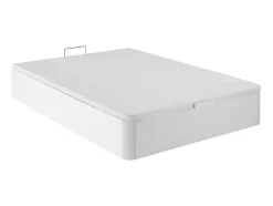 DREAMEA Set Matras En Lattenbodem-Bedset 160 X 200 Cm - Witte Bedbodem Met Opbergruimte + Matras In Schuim Met Hoge Dichtheid - Heaven Van Play
