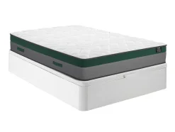 Ysmée Set Matras En Lattenbodem-Bedset 160 X 200 Cm - Witte Bedbodem Met Opbergruimte + Matras Met Pocketveren - Prestige Van Ysmee Play