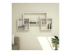 Homemania Boekenkast & Vitrine-Bello Plank, Wit, 150X22X75 Cm, Epikasa