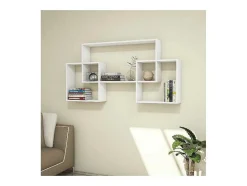 Homemania Boekenkast & Vitrine-Bello Plank, Wit, 150X22X75 Cm, Epikasa