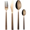 OZAIA Bestek-Bestekset 16 Stukken - Inox - Koperkleur - Briljant