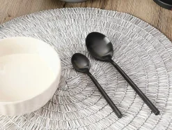 OZAIA Bestek-Bestekset 16 Stuks In Roestvrij Staal - Matzwart - Almunia