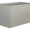 Vente-unique Wastafelmeubel-Betongrijs Hangmeubel Onder Wastafel, 80 Cm - Sosthene