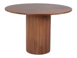 Vente-unique Eettafel-Bianca Eetkamertafel O110Cm Eik Fineer.