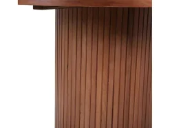 Vente-unique Eettafel-Bianca Eetkamertafel O110Cm Eik Fineer.