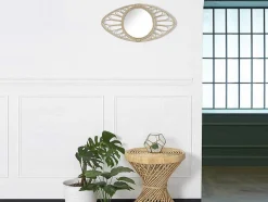 Vente-unique Bijzettafel-Bijzettafel Giali - Rotan - Naturelkleur