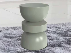 Vente-unique Bijzettafel-Bijzettafeltje Van Metaal - Groen - Tuvami
