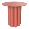 Vente-unique Bijzettafel-Bijzettafeltje Van Metaal - Terracotta - Gavopi