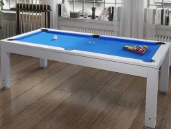 Vente-unique Spel Voor Binnen-Biljart Snooker Tafel Moduleerbaar - Regelbare Hoogte - 207 X 114 X 79 Cm