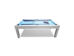 Vente-unique Spel Voor Binnen-Biljart Snooker Tafel Moduleerbaar - Regelbare Hoogte - 207 X 114 X 79 Cm