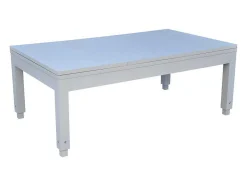 Vente-unique Spel Voor Binnen-Biljart Snooker Tafel Moduleerbaar - Regelbare Hoogte - 207 X 114 X 79 Cm