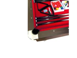 ELITESHOPPING Spel Voor Binnen-Biljarttafel 8 Voet Met Containerbank Viper Red