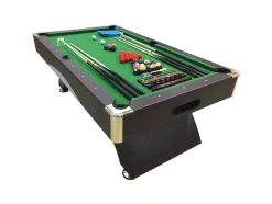 ELITESHOPPING Spel Voor Binnen-Biljarttafel 8 Voet Modern Compleet Met Accessoires Poseidon