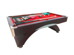 ELITESHOPPING Spel Voor Binnen-Biljarttafel 8 Voet Modern Compleet Met Containerbank Thanos