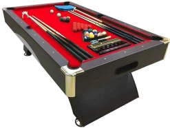 ELITESHOPPING Spel Voor Binnen-Biljarttafel 7 Voet Modern Compleet Met Accessoires Venon