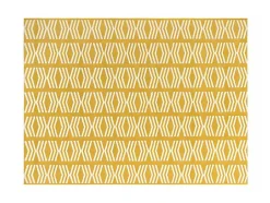 OZAIA Tuindecoratie-Binnen- Of Buitentapijt Etnische Stijl Grenada - 150 X 200 Cm - Geel