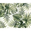 OZAIA Tuindecoratie-Binnen- Of Buitentapijt Met Blaadjes-Motief Palmo - 200X290Cm - Groen