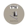 Skraut Home Haard-Bio-Ethanol Haard, 50 Cm, Bio-Ethanol Brander, Roestvrij Staal, Kratki Model