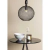 Vente-unique Barmeubel-Bistro Barmeubelset Bartafel Zwart En 2 Tempe Barstoelen Dunkergrijs.
