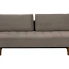 Vente-unique Modulair-Blake Slaapbank Incl. 2 Kussens Beige, Rokerig.