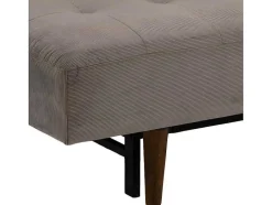 Vente-unique Modulair-Blake Slaapbank Incl. 2 Kussens Beige, Rokerig.