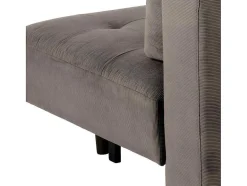 Vente-unique Modulair-Blake Slaapbank Incl. 2 Kussens Beige, Rokerig.