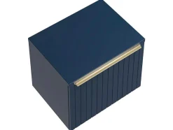 Vente-unique Wastafelmeubel-Blauw Gestreept Onderbouw Wastafelmeubel - 60 Cm - Josepha