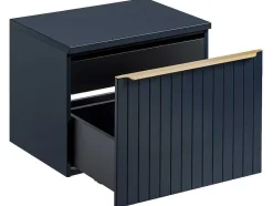 Vente-unique Wastafelmeubel-Blauw Gestreept Onderbouw Wastafelmeubel - 60 Cm - Josepha