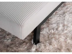 Vente-unique Klik-Klak En Bz Slaapbank-Bodil Slaapbank Fluweel Beige.