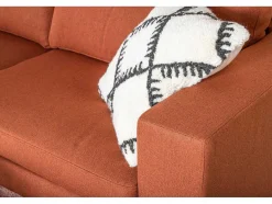 Vente-unique Aanbiedingen: Zitbank & Fauteuil-Bolero Bank 3 Persoons Rood.