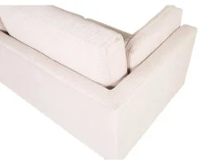 Vente-unique Stoffen Zitbank-Boom Bank 3 Persoons Beige.