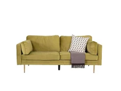 Vente-unique Modulair-Boom Bank 3 Persoons Velours Groen.
