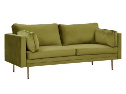 Vente-unique Modulair-Boom Bank 3 Persoons Velours Groen.