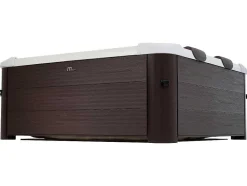Mspa Home Spa-Bruine Halfharde Spa Met 6 Plaatsen Met Accessoires - 120 Stralen - L160 X B160 X H65 Cm - Makemo Van