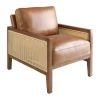 Angel Cerda Fauteuil Leer-Bruine Leren Fauteuil 5113