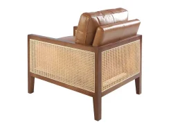 Angel Cerda Fauteuil Leer-Bruine Leren Fauteuil 5113