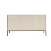Vente-unique Buffetkast-Buffetkast - 3 Laden En 3 Deuren - Beige - Bogdan