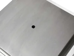 MYLIA Tuindecoratie-Buitenfontein Van Roestvrij Staal - H34 Cm - Zilverkleurig - Hoki