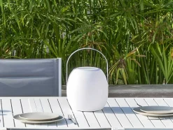 OZAIA Tuinlamp-Buitenlamp Op Voet Met Bluetooth-Verbinding Speak - Metaal - H27 Cm - Veranderende Kleuren