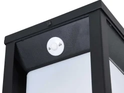 SOLARGEO Tuinlamp-Buitenwandlamp Op Zonne-Energie Met Led - L. 15 X H. 30 Cm - Metaal - Zwart - Fozzano